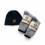 Wool Blend Work Socks | Mountain Wool Beanie Pack