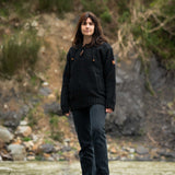 Womens Coastal NZ Wool Jersey - Black