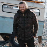 Mens Riverstone NZ Wool Jacket - Brown Mix