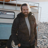 Mens Riverstone NZ Wool Jacket - Brown Mix