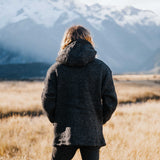 Mens Koru NZ Wool Jacket - Charcoal