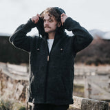 Mens Riverstone NZ Wool Jacket - Charcoal