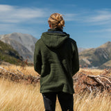 Mens Riverstone NZ Wool Jacket - Forest Green