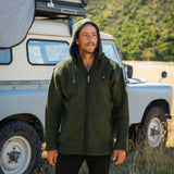 Mens Riverstone NZ Wool Jacket - Forest Green