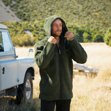 Mens Riverstone NZ Wool Jacket - Forest Green