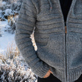 Mens Byron Bay NZ Wool Jacket - Grey