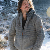 Mens Byron Bay NZ Wool Jacket - Grey
