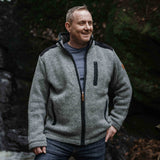 Mens Waiouru Ranger NZ Wool Jacket - Grey