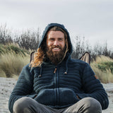 Mens Byron Bay NZ Wool Jacket - Navy