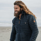 Mens Byron Bay NZ Wool Jacket - Navy