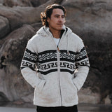 Mens Te Anau NZ Wool Jacket - Oat