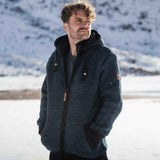Mens Punakaiki NZ Wool Jacket - Ocean
