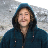 Mens Riverstone NZ Wool Jacket - Petrol