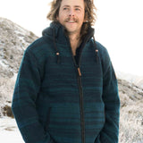 Mens Riverstone NZ Wool Jacket - Petrol