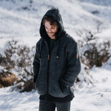 Mens Punakaiki NZ Wool Jacket - Slate Grey