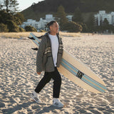 Mens Koru NZ Wool Jacket - Stone Grey