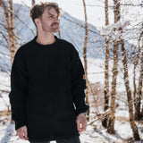 Mens Weekender NZ Wool Jersey - Black