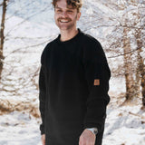 Mens Weekender NZ Wool Jersey - Black