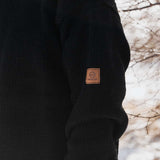 Mens Weekender NZ Wool Jersey - Black