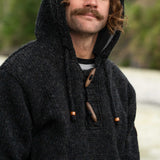 Mens Coastal NZ Wool Jersey - Charcoal