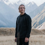 Mens Weekender NZ Wool Jersey - Charcoal