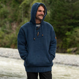 Mens Coastal NZ Wool Jersey - Denim