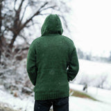 Mens Coastal NZ Wool Jersey - Forest
