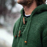 Mens Coastal NZ Wool Jersey - Forest