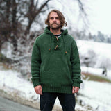 Mens Coastal NZ Wool Jersey - Forest
