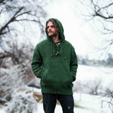 Mens Coastal NZ Wool Jersey - Forest