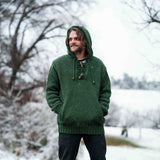 Mens Coastal NZ Wool Jersey - Forest