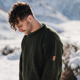 Mens Weekender NZ Wool Jersey - Forest Green