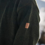 Mens Weekender NZ Wool Jersey - Forest Green