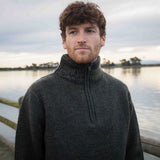 Mens Mackenzie NZ Wool Jersey - Forest