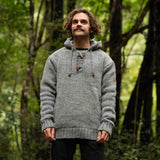 Mens Coastal NZ Wool Jersey - Grey