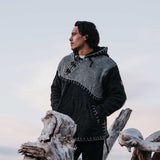 Mens Woodville Stitch NZ Wool Jersey - Grey