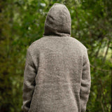 Mens Coastal NZ Wool Jersey - Natural Brown