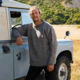 Mens Weekender NZ Wool Jersey - Natural Brown