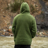 Mens Coastal NZ Wool Jersey - Olive