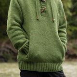 Mens Coastal NZ Wool Jersey - Olive