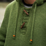 Mens Coastal NZ Wool Jersey - Olive