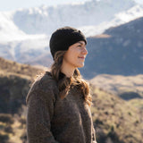 Merino Wool Fisherman Beanie - Black
