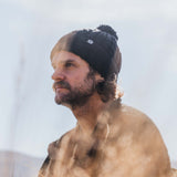 Merino Wool Ohakune Beanie - Black