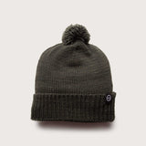 Merino Pom Pom Beanie - Forest