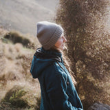 Merino Wool Fisherman Beanie - Grey