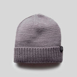 Merino Wool Fisherman Beanie - Grey