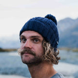 Merino Wool Ohakune Beanie - Navy