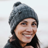 Merino Wool Ohakune Beanie - Slate