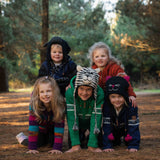 Kids Woodville Stitch NZ Wool Jersey - Orange