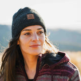NZ Wool Mountain Beanie - Dark Natural Brown